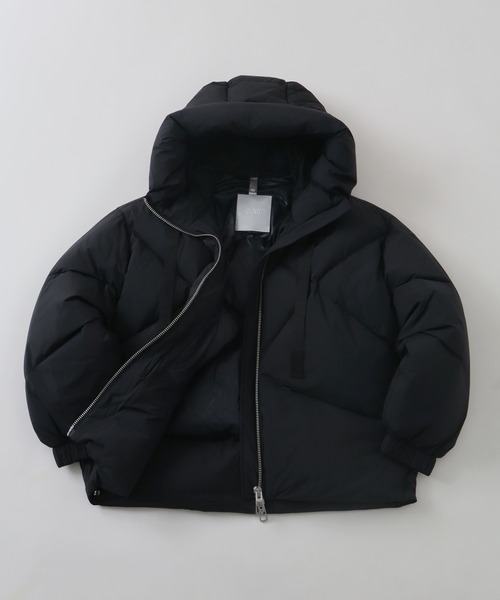 DUNO（デュノ）の「【DUNO/デュノ】PEGGIE  APRICA / ペギー フード付き ダウンジャケット（ダウンジャケット/コート・レディース・ブラック/カーキ/ブラウン/ホワイト・38/40/42）」の6枚目の写真