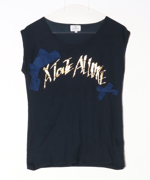 ランバン　 ノースリーブトップス ブランド古着】ノースリーブトップス（タンクトップ）｜LANVIN en Bleu
