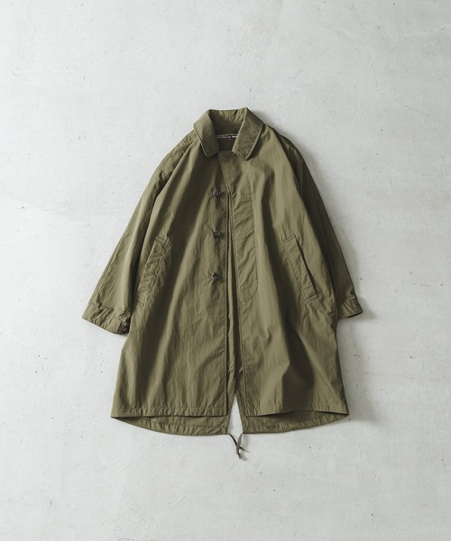 quadro（クオドロ）の「コットンナイロンツイルステンカラーコート（ステンカラーコート・メンズ・チャコール/ネイビー/カーキ・MEDIUM）」の6枚目の写真
