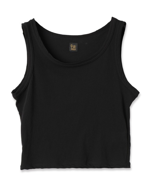 RYU(リュー)の「high twist jersey sleeve-less top(タンクトップ・レディース・ミント/ブラック・FREE)」の2枚目の写真