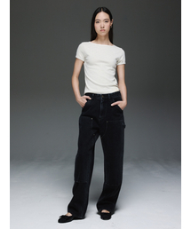 GLOWNY | THE COOPER JEANS (BLACK)(デニムパンツ)