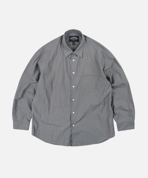 FRIZMWORKS(フリズムワークス)の「SOFT TOUCH RELAXED SHIRT 002 _ GRAY(シャツ/ブラウス・メンズ・その他・SMALL/MEDIUM/LARGE/X-LARGE)」の1枚目の写真