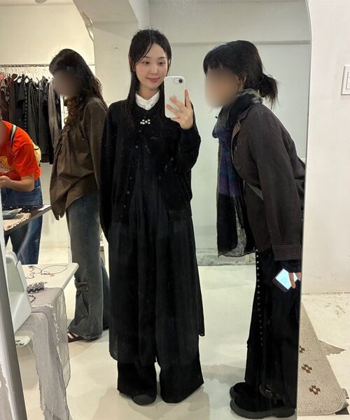 MUSINSA STANDARD（ムシンサスタンダード）の「リネンライクセミバルーンデニムパンツ[ローブラック]（デニムパンツ・メンズ・その他・40/38/42/36/34/32/30/31/33/26/27/28/29）」の10枚目の写真