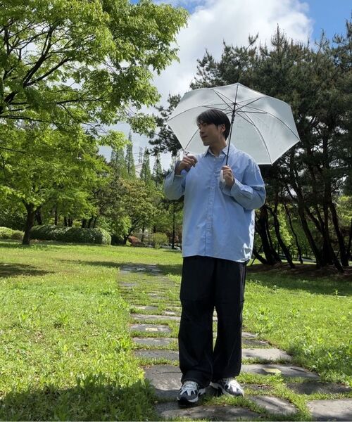 MUSINSA STANDARD（ムシンサスタンダード）の「リネンライクセミバルーンデニムパンツ[ローブラック]（デニムパンツ・メンズ・その他・40/38/42/36/34/32/30/31/33/26/27/28/29）」の12枚目の写真