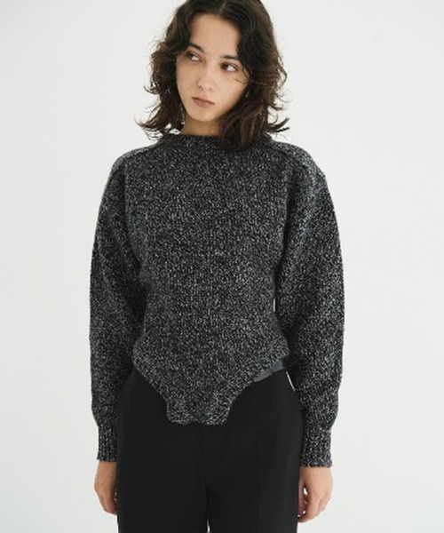 CLANE（クラネ）の「LOW GAUGE BODYSUIT KNIT TOPS（ニット/セーター・レディース・ミント/ベージュ/その他・1/2）」の3枚目の写真
