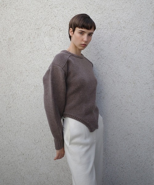 CLANE（クラネ）の「LOW GAUGE BODYSUIT KNIT TOPS（ニット/セーター・レディース・ミント/ベージュ/その他・1/2）」の5枚目の写真