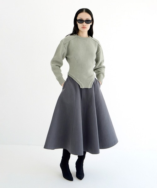 CLANE（クラネ）の「LOW GAUGE BODYSUIT KNIT TOPS（ニット/セーター・レディース・ミント/ベージュ/その他・1/2）」の10枚目の写真