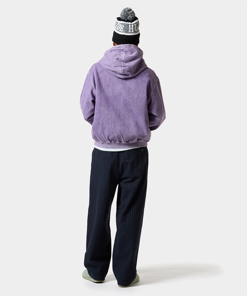 HUF（ハフ）の「HUF eightynine WASHED FULL ZIP HOODIE（パーカー・メンズ・ブラック/パープル/オリーブ/グレー系その他・M/L/S/XL）」の15枚目の写真