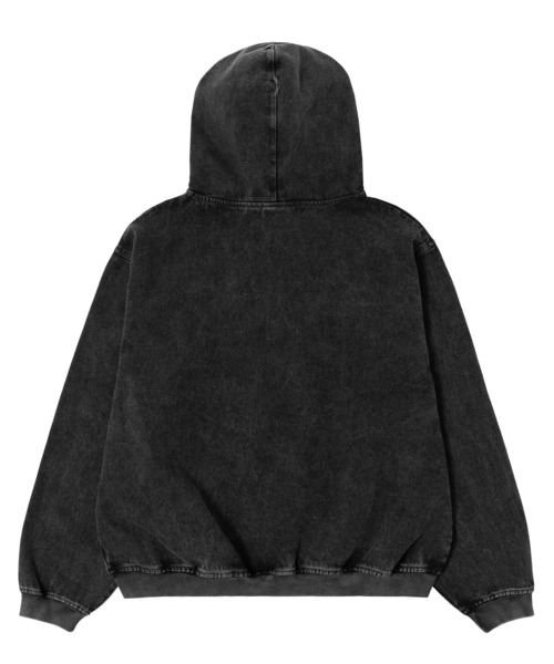 HUF（ハフ）の「HUF eightynine WASHED FULL ZIP HOODIE（パーカー・メンズ・ブラック/パープル/オリーブ/グレー系その他・M/L/S/XL）」の5枚目の写真
