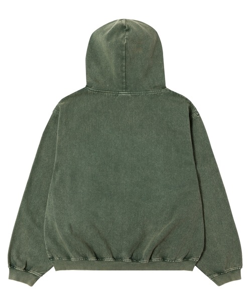 HUF（ハフ）の「HUF eightynine WASHED FULL ZIP HOODIE（パーカー・メンズ・ブラック/パープル/オリーブ/グレー系その他・M/L/S/XL）」の7枚目の写真