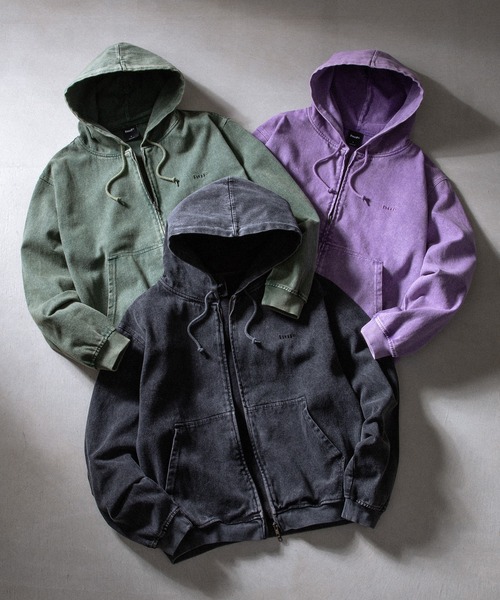 HUF eightynine WASHED FULL ZIP HOODIE（パーカー）｜HUF（ハフ）の
