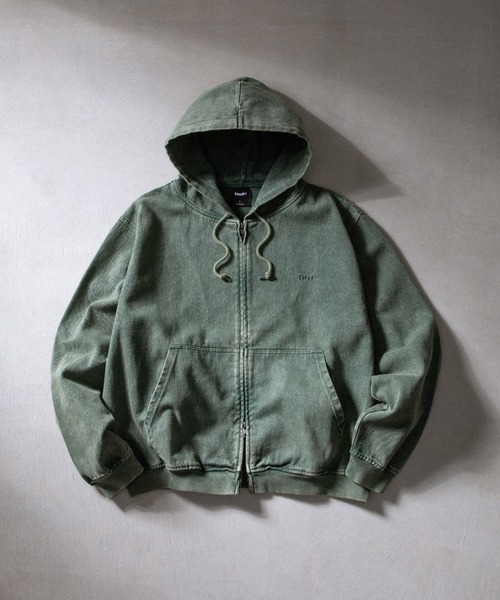 HUF eightynine WASHED FULL ZIP HOODIE（パーカー）｜HUF（ハフ）の