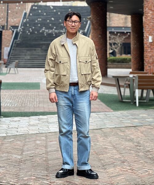 MUSINSA STANDARD（ムシンサスタンダード）の「8W コーデュロイハリントンジャケット [ベージュ]（ブルゾン・メンズ・その他・LARGE/MEDIUM/XX-LARGE/X-LARGE）」の9枚目の写真