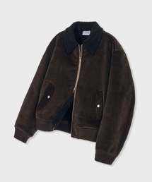 GLW（ジーエルダブリュ）の「ベルベットコーデュロイシアリングジャンパー ブラウン（その他アウター）」