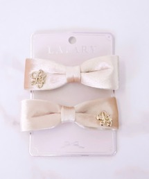 LAFARY | ベロアスリムリボン(バレッタ/ヘアクリップ)