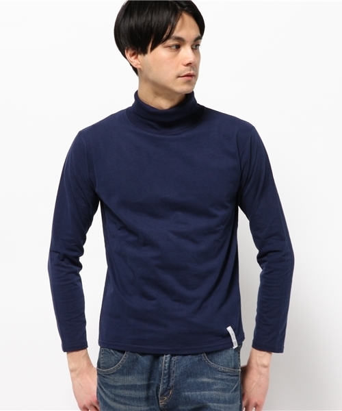 OUTLET(アウトレット)の「【CIAOPANIC TYPY】インナータートルネックTee(Tシャツ/カットソー・メンズ・ホワイト/ネイビー/グレー・MEDIUM/LARGE/SMALL)」の3枚目の写真