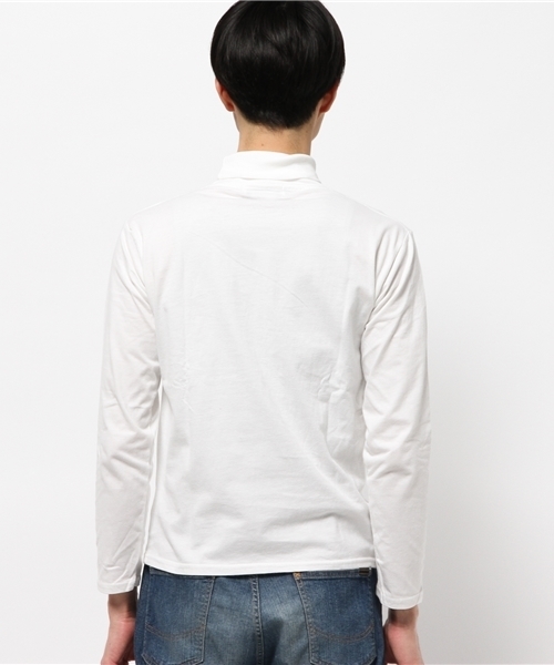 OUTLET(アウトレット)の「【CIAOPANIC TYPY】インナータートルネックTee(Tシャツ/カットソー・メンズ・ホワイト/ネイビー/グレー・MEDIUM/LARGE/SMALL)」の8枚目の写真
