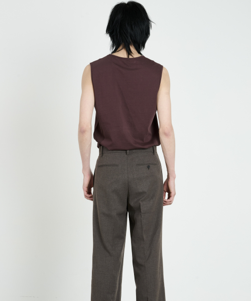 DUSTYWHITE(ダスティーホワイト)の「ブラウンコットンスリーブレストップ(Tシャツ/カットソー・メンズ・その他・LARGE/MEDIUM)」の5枚目の写真