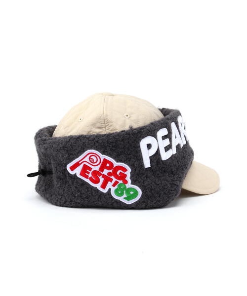 PEARLY GATES(パーリーゲイツ)の「キルティング2WAY CAP(キャップ・メンズ・ベージュ/ネイビー・FREE)」の5枚目の写真