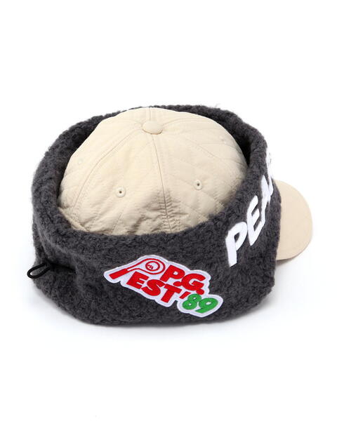 PEARLY GATES(パーリーゲイツ)の「キルティング2WAY CAP(キャップ・メンズ・ベージュ/ネイビー・FREE)」の6枚目の写真