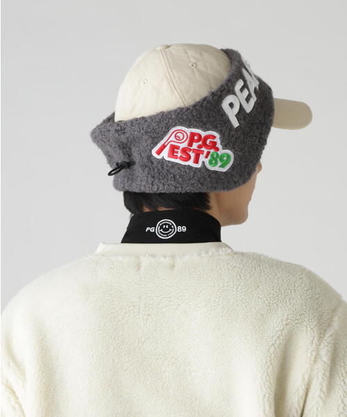 PEARLY GATES(パーリーゲイツ)の「キルティング2WAY CAP(キャップ・メンズ・ベージュ/ネイビー・FREE)」の13枚目の写真