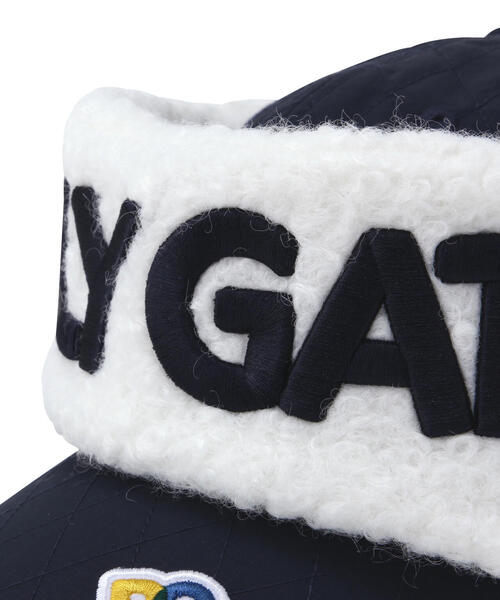 PEARLY GATES(パーリーゲイツ)の「キルティング2WAY CAP(キャップ・メンズ・ベージュ/ネイビー・FREE)」の18枚目の写真