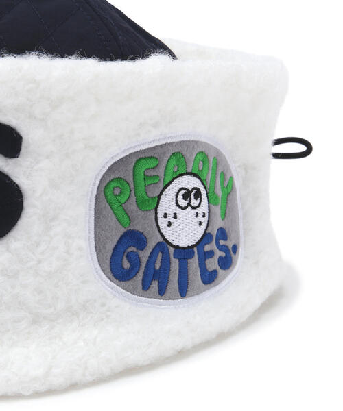 PEARLY GATES(パーリーゲイツ)の「キルティング2WAY CAP(キャップ・メンズ・ベージュ/ネイビー・FREE)」の19枚目の写真