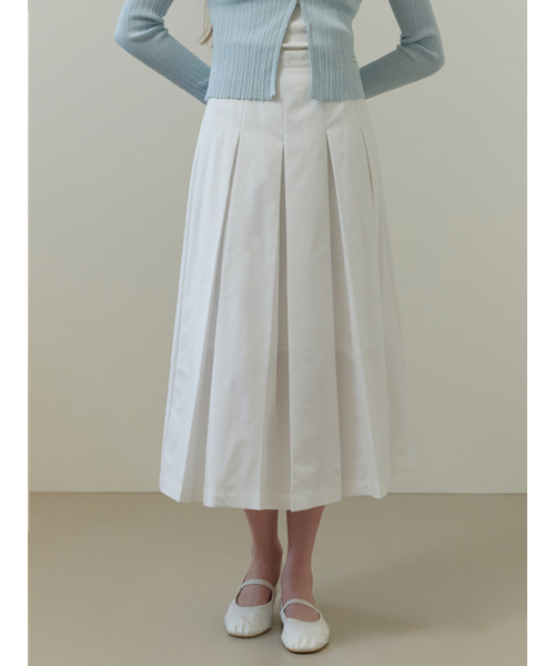 RE_L(リエル)の「Chou pleats skirt (white)(スカート・レディース・その他・MEDIUM)」の1枚目の写真