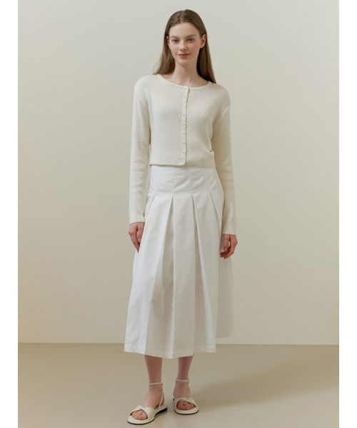 RE_L(リエル)の「Chou pleats skirt (white)(スカート・レディース・その他・MEDIUM)」の6枚目の写真