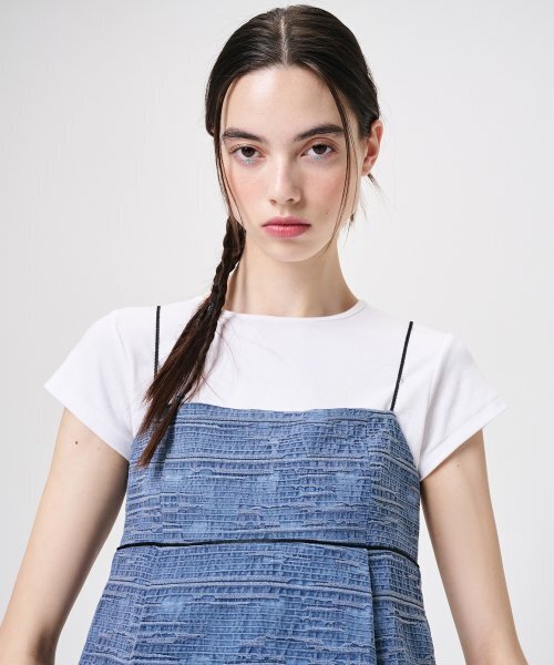 ETMON(エトモン)の「Linen Sleeveless Blouse, Blue(シャツ/ブラウス・レディース・その他・FREE)」の3枚目の写真
