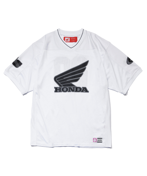 PHYPS MOTORCYCLE(フィップスモーターサイクル)の「Original Wing logo Mesh T-shirt White(Tシャツ/カットソー・レディース・その他・SMALL/MEDIUM/LARGE/X-LARGE)」の2枚目の写真