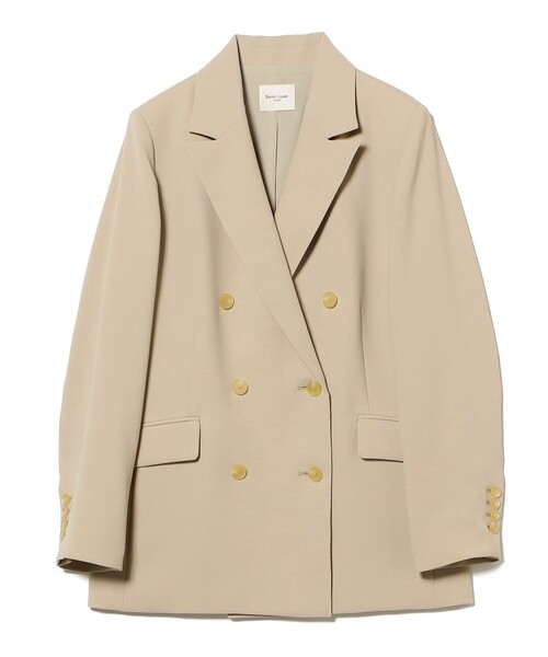 Demi-Luxe BEAMS（デミルクス ビームス）の「【セレモニー・フォーマル】ソフト ボクシー ジャケット＊（テーラードジャケット・レディース・ベージュ/ネイビー・36/38）」の12枚目の写真