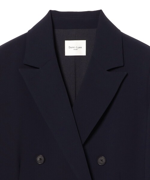 Demi-Luxe BEAMS（デミルクス ビームス）の「【セレモニー・フォーマル】ソフト ボクシー ジャケット＊（テーラードジャケット・レディース・ベージュ/ネイビー・36/38）」の17枚目の写真