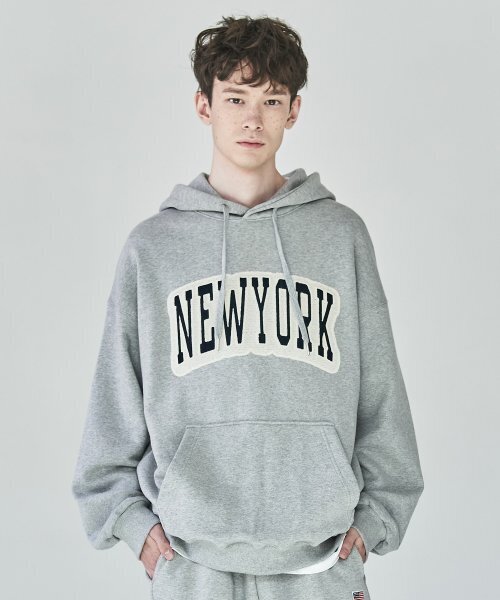 PAPERBOY(ペーパーボーイ)の「チェーンニューヨークフードパーカー-メランジ(パーカー・レディース・その他・LARGE/MEDIUM/SMALL/X-LARGE)」の2枚目の写真
