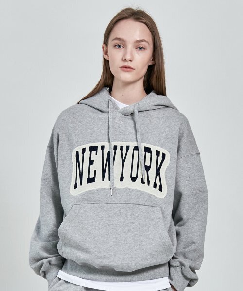 PAPERBOY(ペーパーボーイ)の「チェーンニューヨークフードパーカー-メランジ(パーカー・レディース・その他・LARGE/MEDIUM/SMALL/X-LARGE)」の3枚目の写真