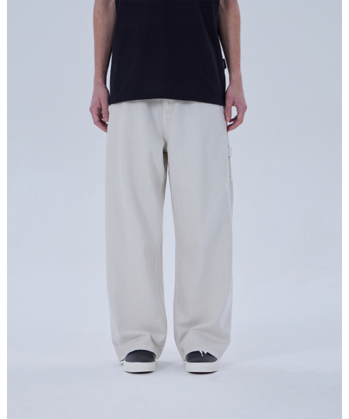 DYSFUNCT(ディスファンクト)の「KEY RING COTTON PANTS(IVORY)(デニムパンツ・メンズ・その他・SMALL/MEDIUM/LARGE/X-SMALL/X-LARGE)」の2枚目の写真