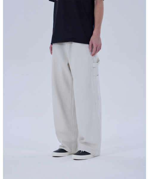 DYSFUNCT(ディスファンクト)の「KEY RING COTTON PANTS(IVORY)(デニムパンツ・メンズ・その他・SMALL/MEDIUM/LARGE/X-SMALL/X-LARGE)」の3枚目の写真