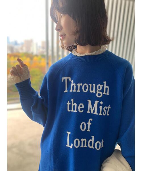 Samansa Mos2 blue(サマンサモスモスブルー)の「衿袖チュールハイネックプルオーバー(Tシャツ/カットソー・レディース・チャコールグレー/オフホワイト/キナリ・F)」の19枚目の写真