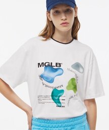 フルイドグラフィックボックスTシャツ(ホワイト)