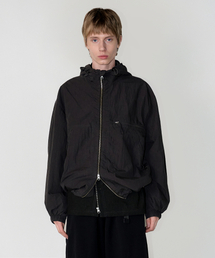 NOUN（ノウン）の「hooded jacket (charcoal)（ナイロンジャケット）」