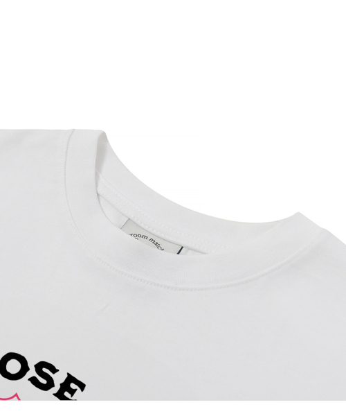 MATCHGLOBE(マッチグローブ)の「ローズサークルクロップティー(ホワイト)(Tシャツ/カットソー・レディース・その他・FREE)」の3枚目の写真