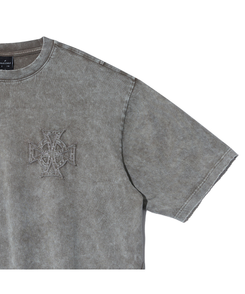 WANGGWAN(ワングァン)の「エッチドクロスウォッシングTシャツ(グレー)(Tシャツ/カットソー・メンズ・その他・LARGE/MEDIUM/SMALL)」の5枚目の写真