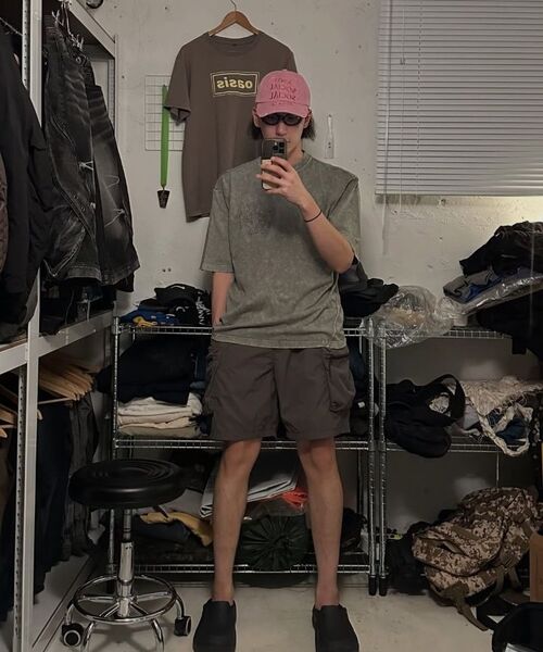WANGGWAN(ワングァン)の「エッチドクロスウォッシングTシャツ(グレー)(Tシャツ/カットソー・メンズ・その他・LARGE/MEDIUM/SMALL)」の13枚目の写真