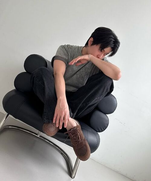 WANGGWAN(ワングァン)の「エッチドクロスウォッシングTシャツ(グレー)(Tシャツ/カットソー・メンズ・その他・LARGE/MEDIUM/SMALL)」の19枚目の写真