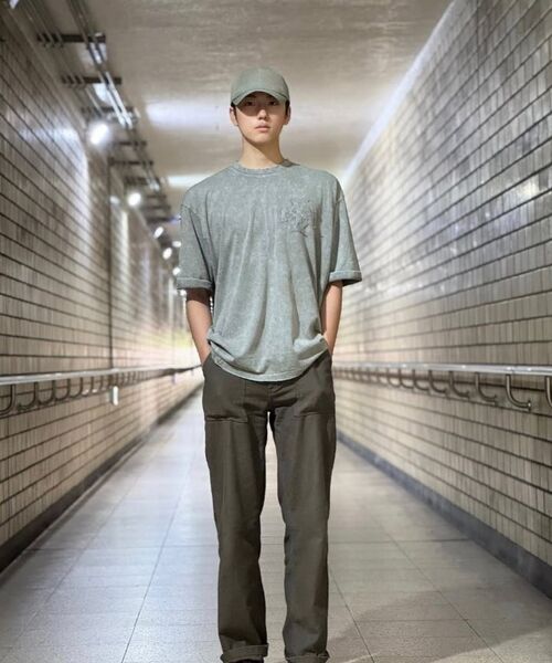 WANGGWAN(ワングァン)の「エッチドクロスウォッシングTシャツ(グレー)(Tシャツ/カットソー・メンズ・その他・LARGE/MEDIUM/SMALL)」の15枚目の写真