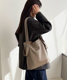 【WEB限定】【BEAURE/ビュレ】2WAYハンドルレザートートバッグ