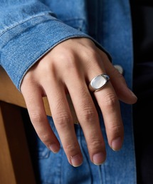 MAISON CLUB(���]���N���u)�́yMAISON CLUB�zKAY RING Type-Oval Free Size/�t���[�T�C�Y/�V���o�|925/Silver925 KUN(�����O)