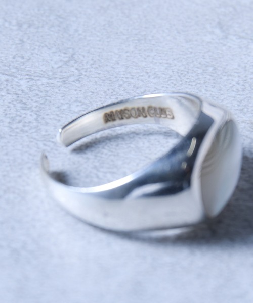 MAISON CLUB(メゾンクラブ)の「【MAISON CLUB】KAY RING Type-Oval Free Size/フリーサイズ/シルバ-925/Silver925 KUN(リング・メンズ・ブラック/ホワイト・FREE)」の15枚目の写真