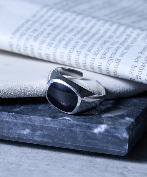 MAISON CLUB(メゾンクラブ)の「【MAISON CLUB】KAY RING Type-Oval Free Size/フリーサイズ/シルバ-925/Silver925 KUN(リング・メンズ・ブラック/ホワイト・FREE)」の8枚目の写真