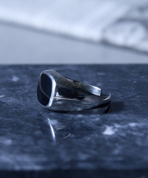 MAISON CLUB(メゾンクラブ)の「【MAISON CLUB】KAY RING Type-Oval Free Size/フリーサイズ/シルバ-925/Silver925 KUN(リング・メンズ・ブラック/ホワイト・FREE)」の7枚目の写真